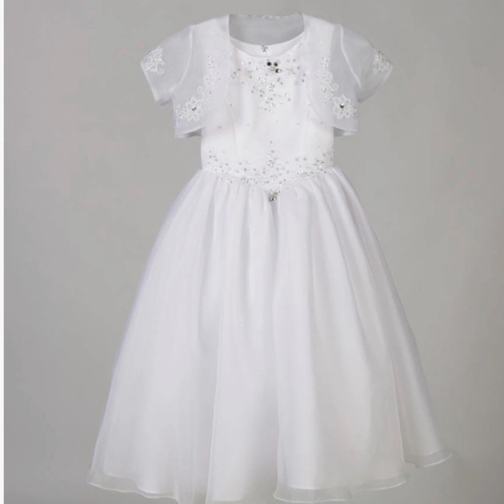 Girls size 8 Communion dress